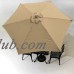 Yescom 9' Patio Umbrella Replacement Canopy 6 Rib Outdoor Yard Deck Cover Top   
